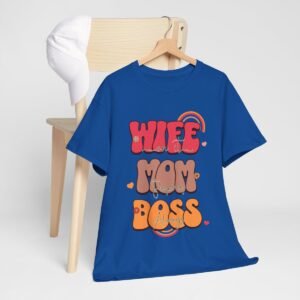 Wife_Mom_Boss Heavy Cotton Tee